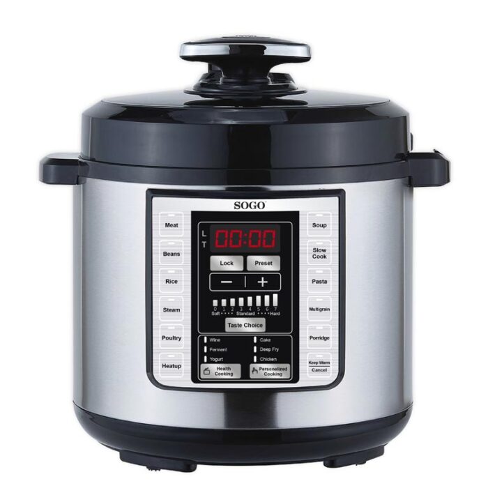 HELL. Ηλεκτρική Χύτρα Ταχύτητας 1000W χωρητικότητας 6L με 11 προγράμματα μαγειρέματος, OLL-SS-10790 150,00€