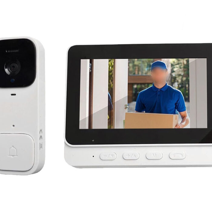 HELL. Σετ Ασύρματη Θυροτηλεόραση Εξωτερικής Πόρτας με Οθόνη 4,3'' ιντσών 73,00€