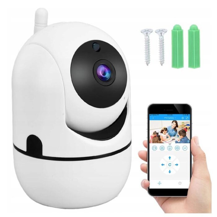 HELL . Κάμερα Παρακολούθησης Wi-Fi HD Audio Περιστρεφόμενη με Αμφίδρομη Επικοινωνία, για Εσωτερικούς Χώρους 35,00€