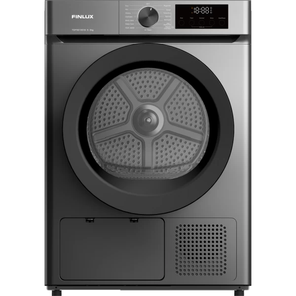 Finlux TDF9015DIX Στεγνωτήριο Ρούχων 9kg, με Αντλία θερμότητας, Ε, Inox 450.00€